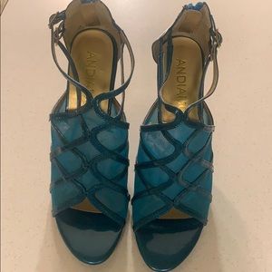 🔥Andiamo Teal 3 1/2 in heels